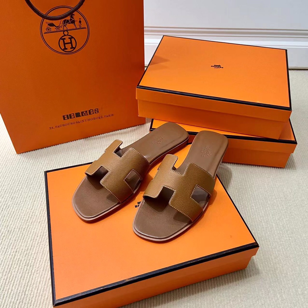 에르메스 올수공 오란 슬리퍼 샌들 앱송 26